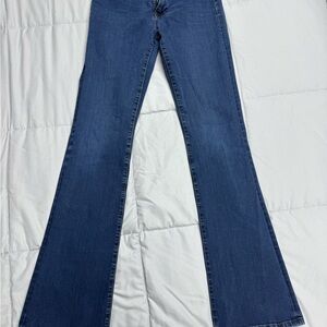 Liverpool Dark Blue Flare Women's Jeans